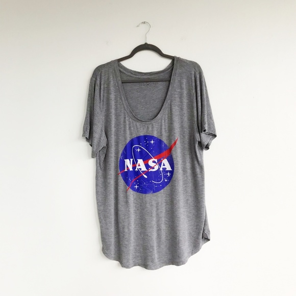 Fifth Sun Tops - NASA Graphic Drapey Tee